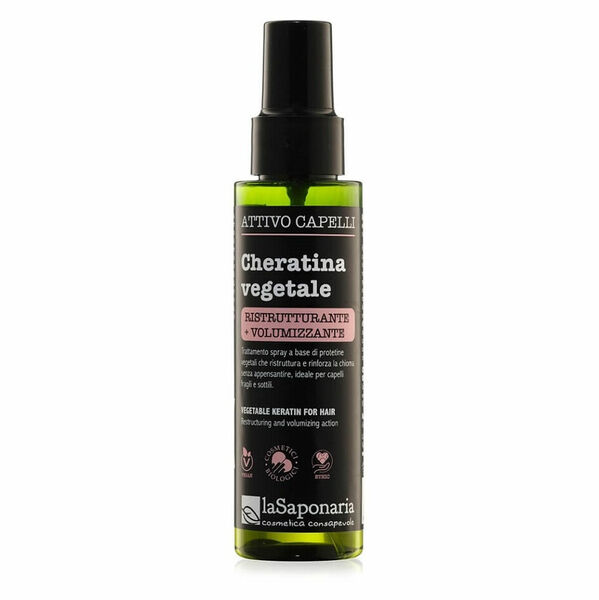 LA SAPONARIA Rostlinný keratin na vlasy aktivní objemový sprej 100 ml porovnat ceny