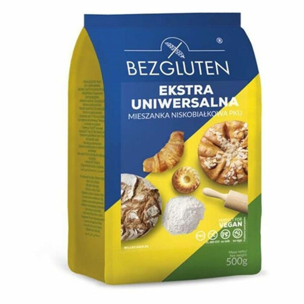 BEZGLUTEN Směs PKU nízkobílkovinné univerzální mouky 500 g porovnat ceny