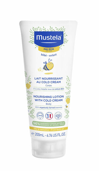 Mustela Vyživující tělové mléko obohacené o cold cream na suchou pokožku 200 ml porovnat ceny