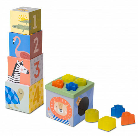 Taf Toys Sada kostek a tvarů Savana porovnat ceny