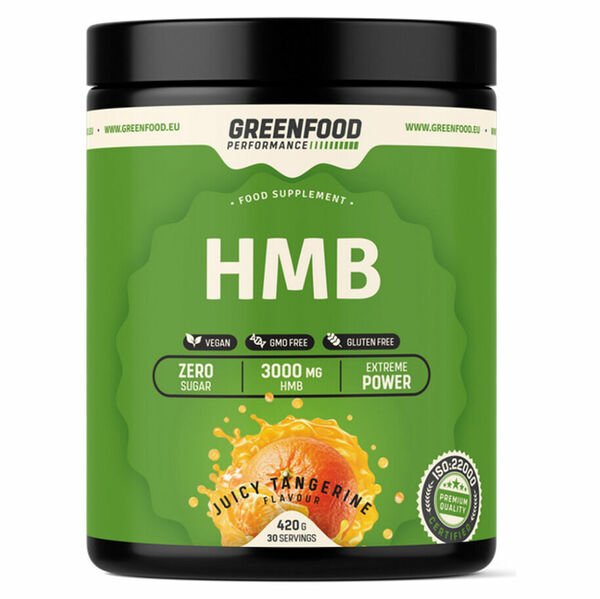 GREENFOOD NUTRITION Performance HMB šťavnatá mandarinka 420 g porovnat ceny