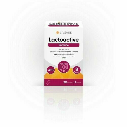 LIVSANE Lactoactive Immune PROBIOTIKA se Zn tob.30 porovnání ceny