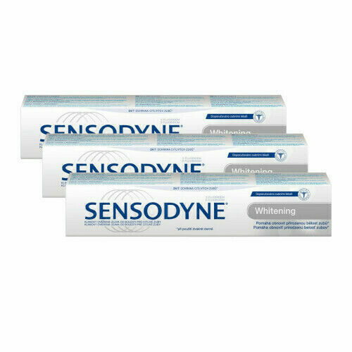 Sensodyne Extra Whitening zubní pasta 75ml 3ks porovnat ceny