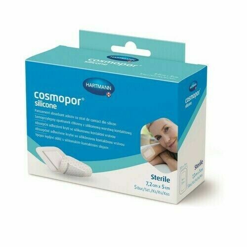 Cosmopor Silicone 7.2x5 Cm 5ks porovnat ceny