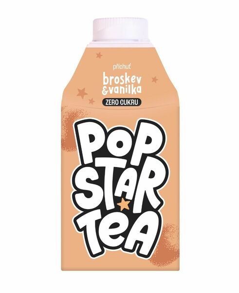 POP STAR Tea Broskev & Vanilka Zero 500 ml porovnání ceny