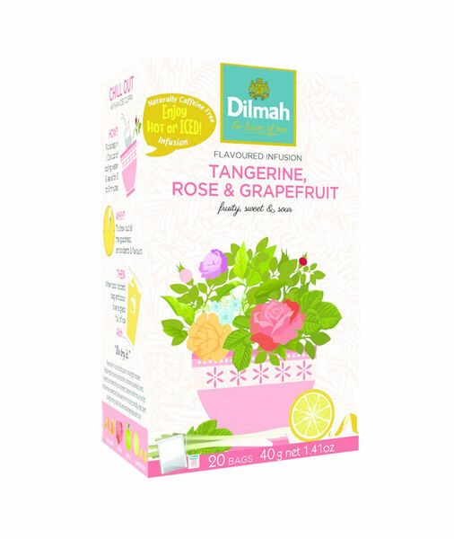 Dilmah Tangerine Rose & Grapefruit bylinný čaj 20x2 g porovnat ceny