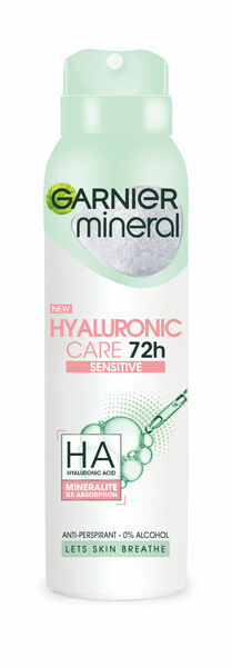 Garnier Mineral Hyaluronic Ultra Care deodorant ve spreji 150 ml porovnat ceny