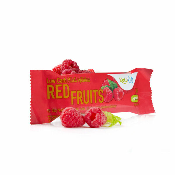 KETOLIFE Low carb tyčinka red fruits 58 g porovnat ceny