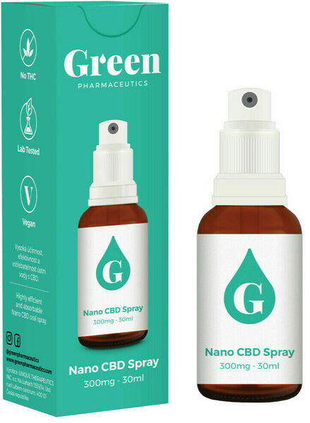 Unique Therapeutics Nano CBD tinktura ve spreji 300mg 30ml porovnat ceny