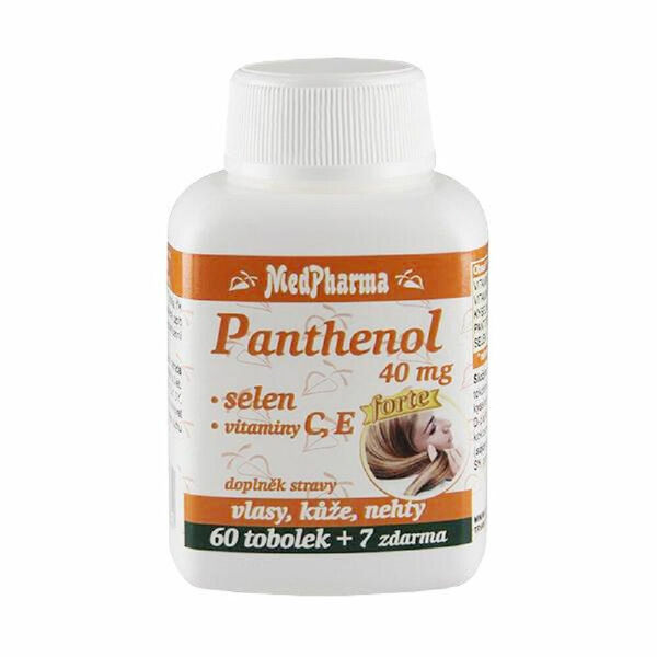 MEDPHARMA Panthenol 40mg forte 67 tablet porovnat ceny