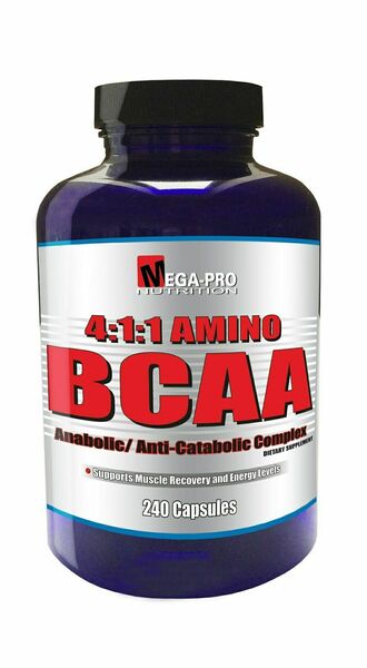 Mega Pro Nutrition  Mega Pro 4:1:1 Amino BCAA 240 kapslí porovnat ceny