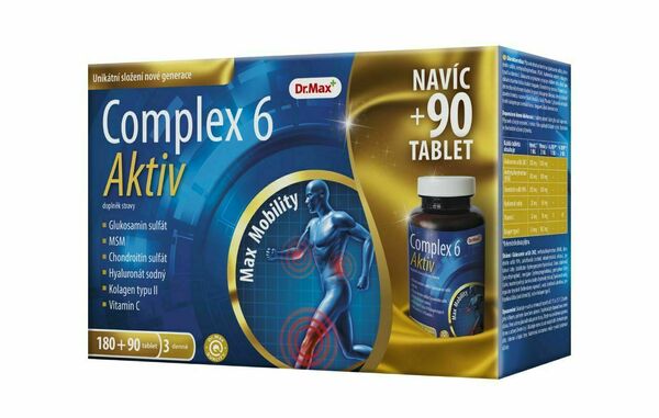 Dr.Max Complex 6 Aktiv dárkové balení 180+90 tablet porovnání ceny
