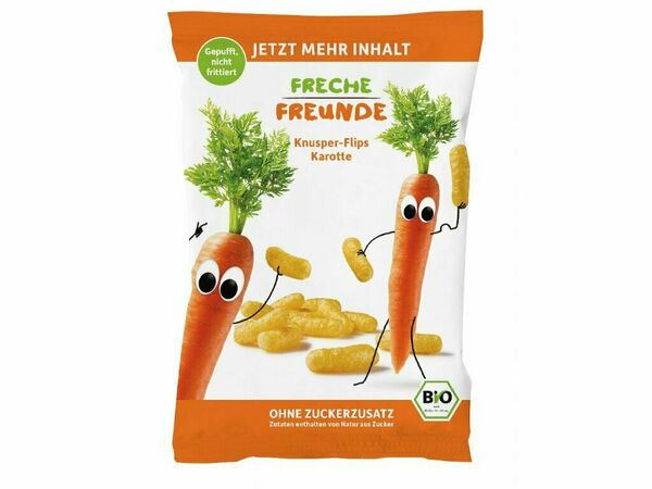 Freche Freunde  BIO Křupky Kukuřice a mrkev 30g porovnat ceny