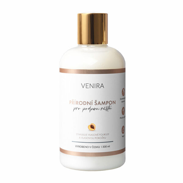 Venira Přírodní šampon pro podporu růstu vlasů meruňka 300 ml porovnat ceny