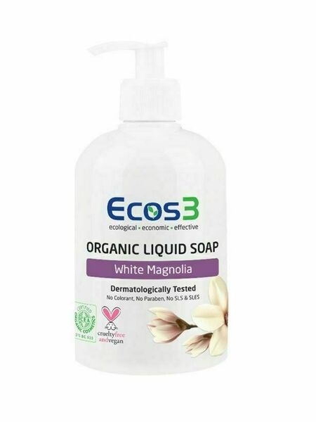 ECOS 3 Organické tekuté mýdlo Bílá magnolie 500 ml porovnat ceny
