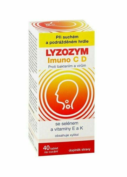 LYZOZYM Imuno C D se selénem a vitamíny E a K 40 cucacích tablet porovnat ceny