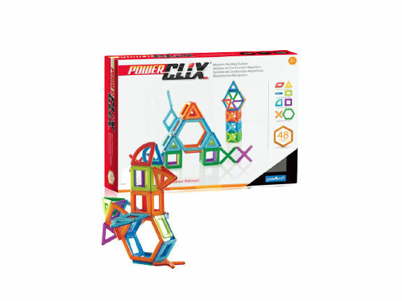 GuideCraft Magnetická stavebnice PowerClix® Frames set 48ks porovnat ceny