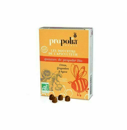 Propolia BIO propolisové pastilky – Zázvor, Agáve, s citronovou příchutí 45g porovnat ceny