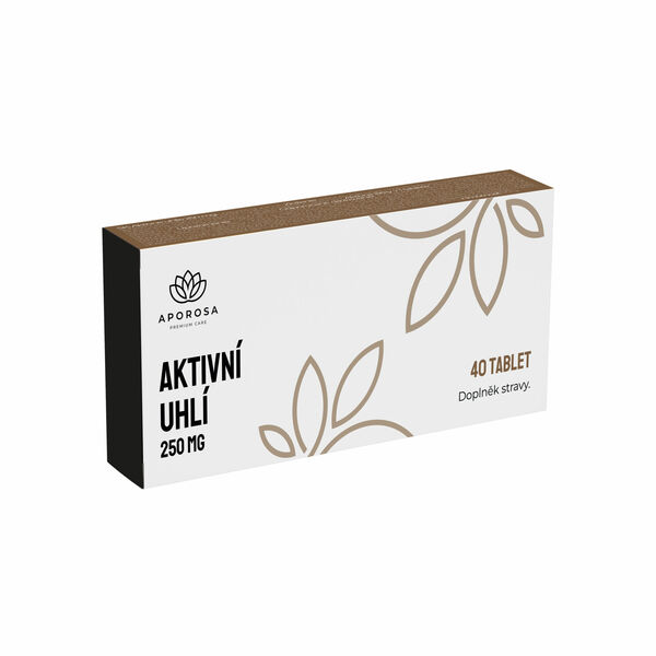 Aporosa Aktivní uhlí 250 mg 40 tablet porovnat ceny