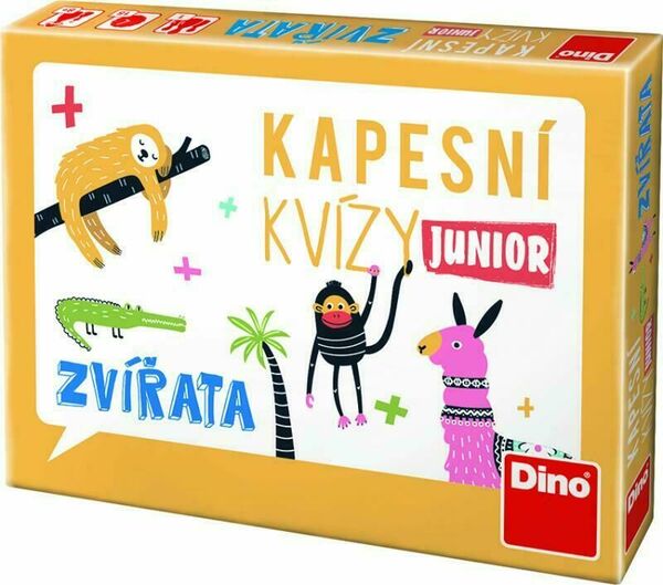 Dino Kapesní kvízy Junior Zvířata, cestovní hra porovnat ceny