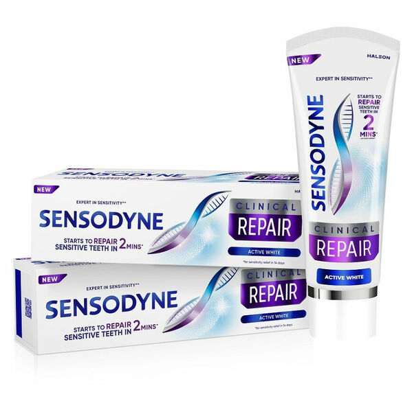 SENSODYNE Clinical Repair Active White  zubní pasta 2 x 75 ml porovnat ceny