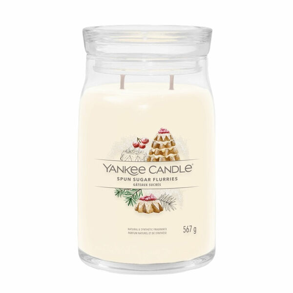 YANKEE CANDLE Signature sklo 2 knoty, Spun Sugar Flurries 567 g porovnání ceny