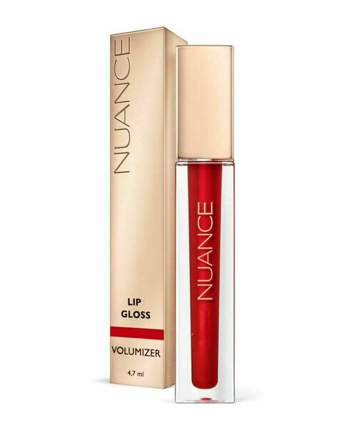 Nuance Lip Gloss Volumizer 04 Confident Red lesk na rty 4,7 ml porovnat ceny