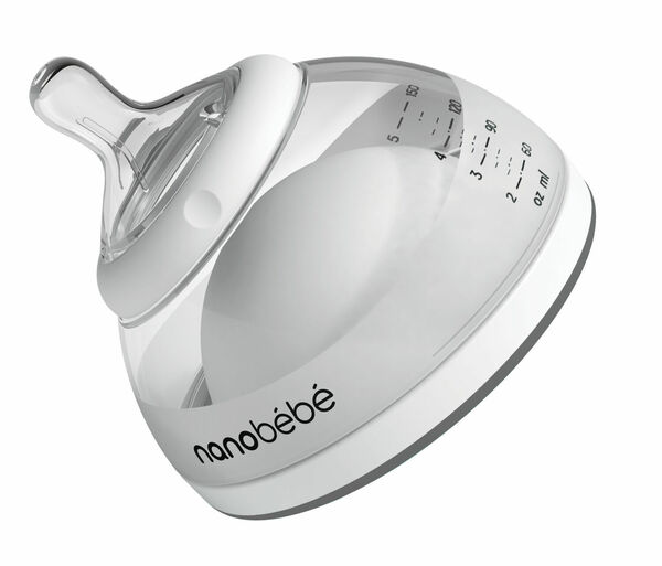 Nanobébé přechodová láhev 240ml 1ks šedá porovnat ceny