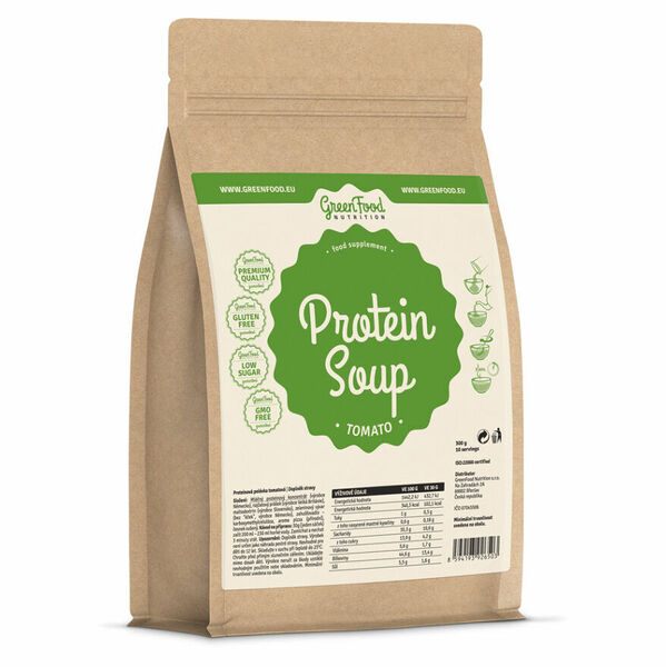 GREENFOOD NUTRITION Proteinová polévka tomatová 300 g porovnat ceny