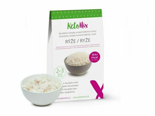 KetoMix Konjaková bezsacharidová rýže BIO 385 g porovnat ceny