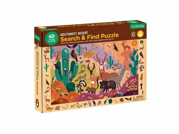 Mudpuppy Puzzle hledej a najdi, Poušť 64ks porovnat ceny