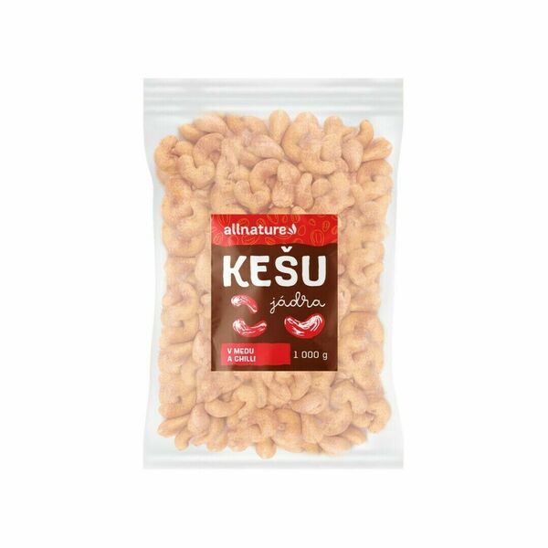 Allnature Kešu v medu a chilli 1000g porovnat ceny