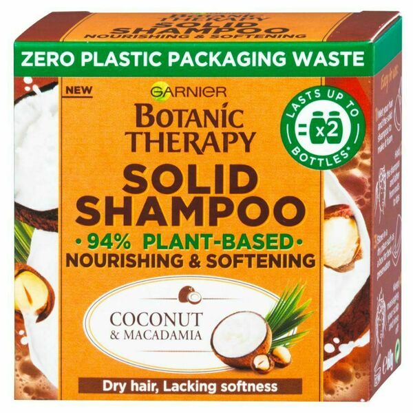Garnier Botanic Therapy Solid Shampoo Coconut & Macadamia Vyživující a zjemňující tuhý šampon 60g porovnat ceny