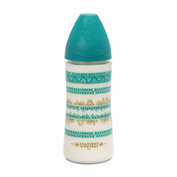 SUAVINEX Láhev PREMIUM COUTURE 2018 Silikon 360ml - Zelená porovnat ceny