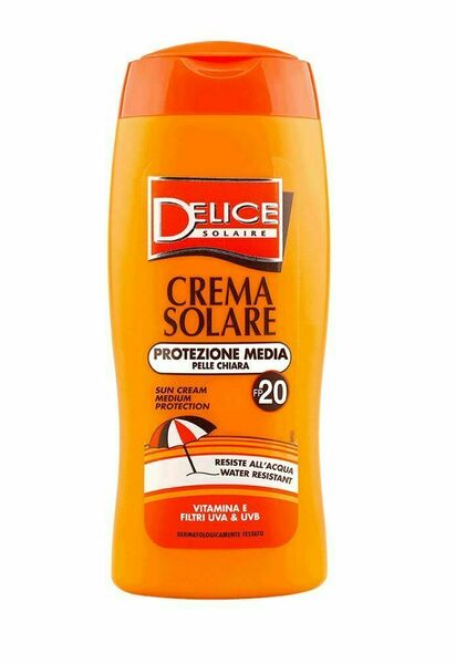 Delice Solaire Sun Cream Medium Protect SPF20 opalovací krém 250 ml porovnat ceny