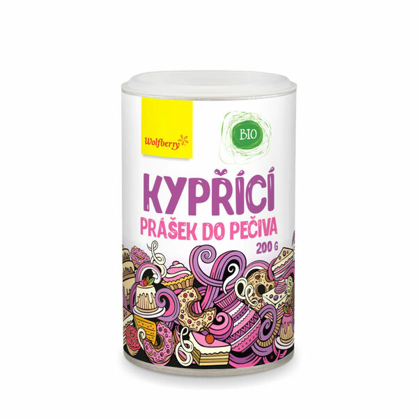 WOLFBERRY Kypřící prášek do pečiva 200 g BIO porovnat ceny