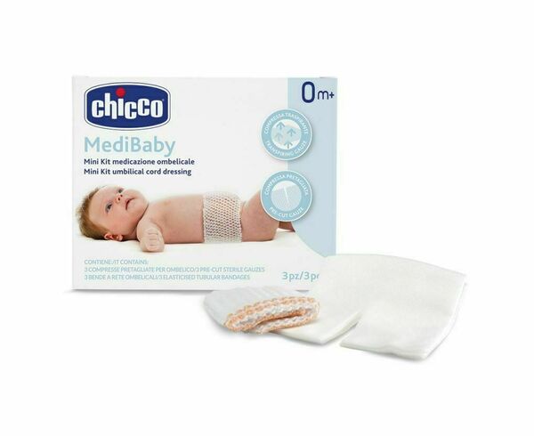 Chicco Medibaby Set na ošetření pupečníku 3 ks porovnat ceny