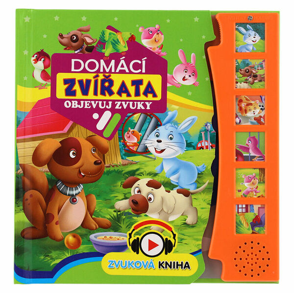 FONI BOOK Zvuková knížka domácí zvírata objevuj zvuky CZ verze porovnat ceny