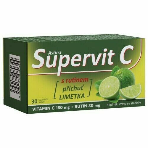Astina Supervit C S Rutinem Limetka Tbl.30 porovnat ceny