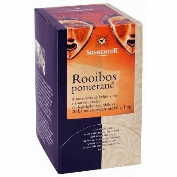 SONNENTOR Rooibos pomeranč BIO 20 sáčků porovnat ceny