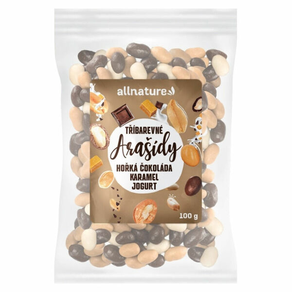 ALLNATURE Arašídy tříbarevné 100 g porovnat ceny