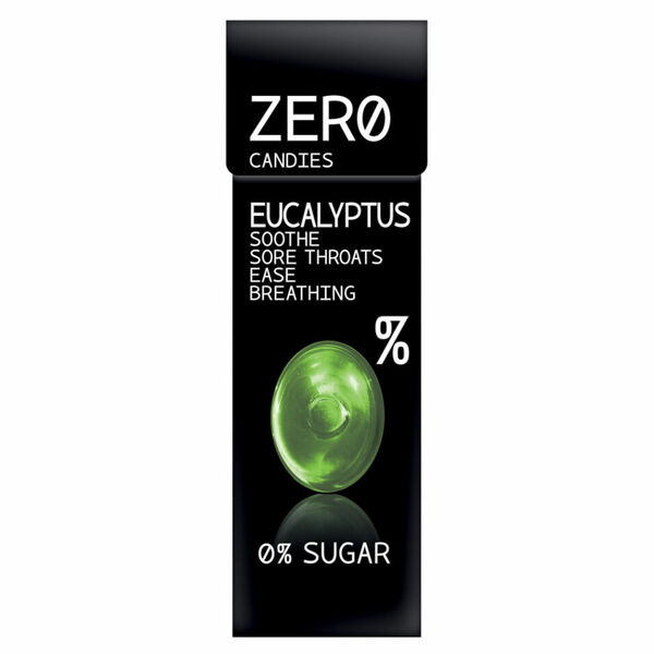 ZERO CANDIES Eucalyptus candies 0% mentolové bonbóny 32 g porovnat ceny