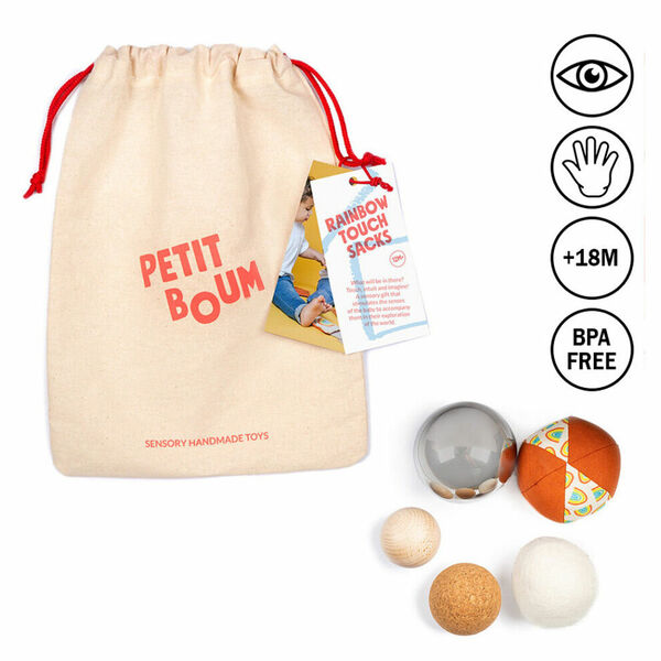 PETIT BOUM Senzorické míčky 5 ks porovnat ceny