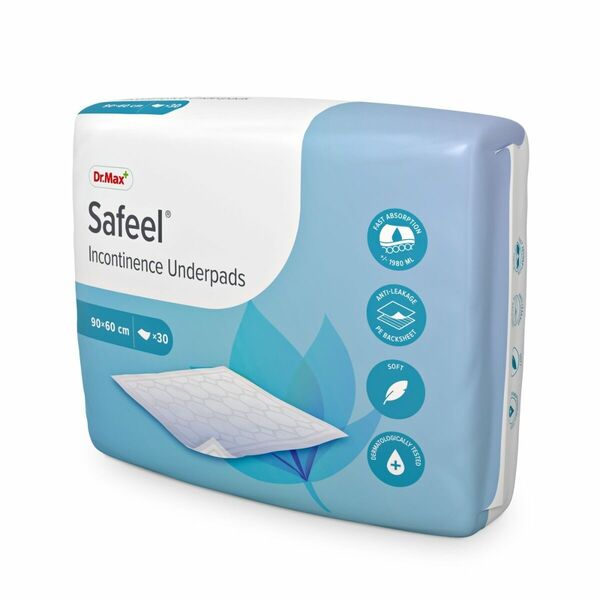 Dr. Max Safeel Incontinence Underpads 90x60 cm 30 ks porovnat ceny