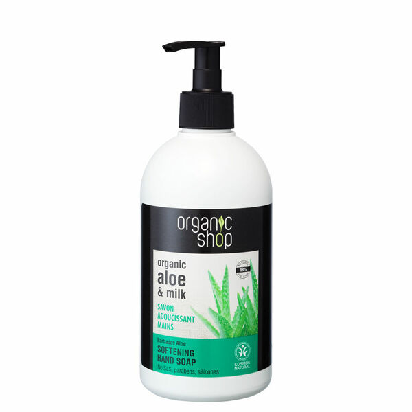 Organic Shop Změkčující mýdlo na ruce Barbadoská aloe 500ml porovnat ceny