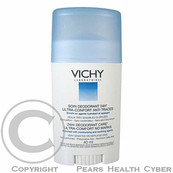 VICHY Deodorant Soin 24h stick 40 ml bez soli porovnat ceny