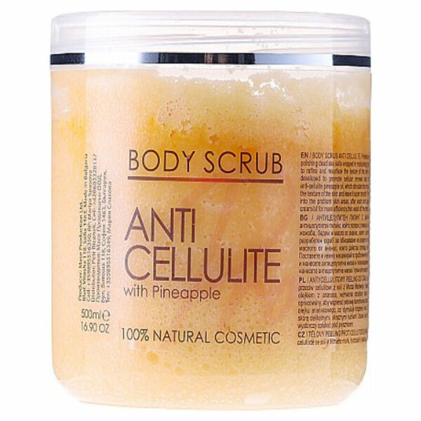 HRISTINA Přírodní anticelulitidní tělový peeling s ananasem 500 ml porovnat ceny