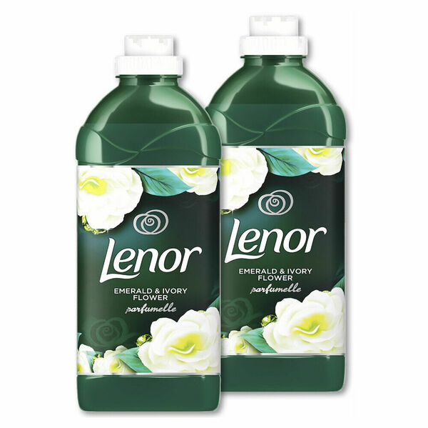 LENOR Emerald And Ivory Flower Aviváž 2 x 1080ml 72 Praní porovnat ceny
