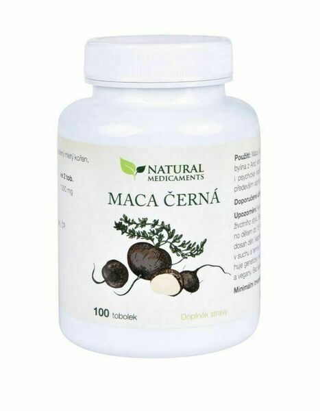 Natural Medicaments Maca černá 100 tobolek porovnat ceny