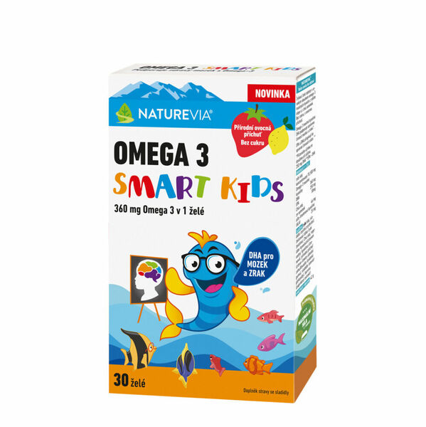 NATUREVIA Omega 3 smart kids 30 želé porovnat ceny